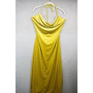 LPA Backless Halter Style Velvet Maxi Dress-Size Large-Prom-Event
